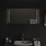 VIDAXL Miroir de salle de bain a LED 40x80 cm