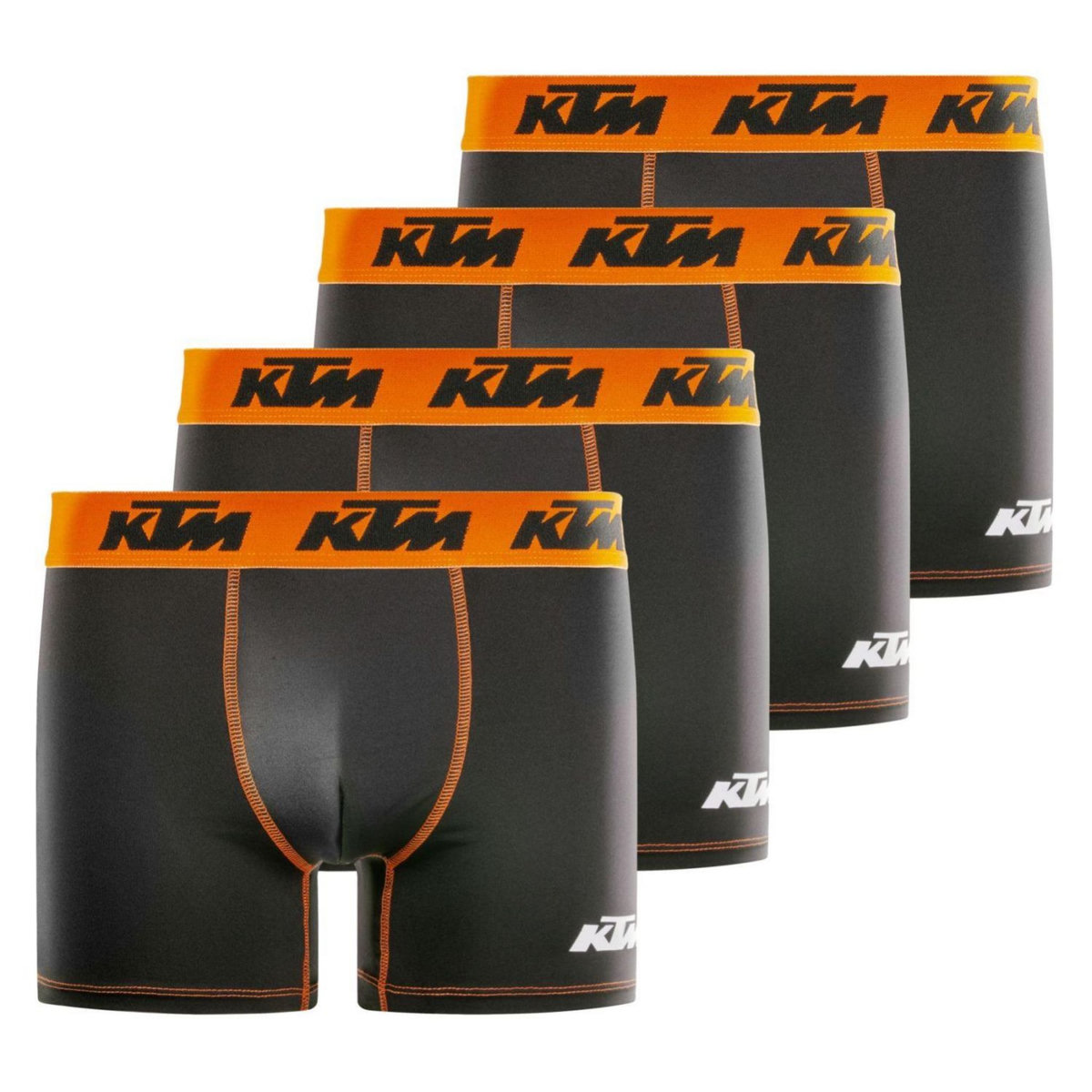 KTM Lot de 4 boxers homme Uni
