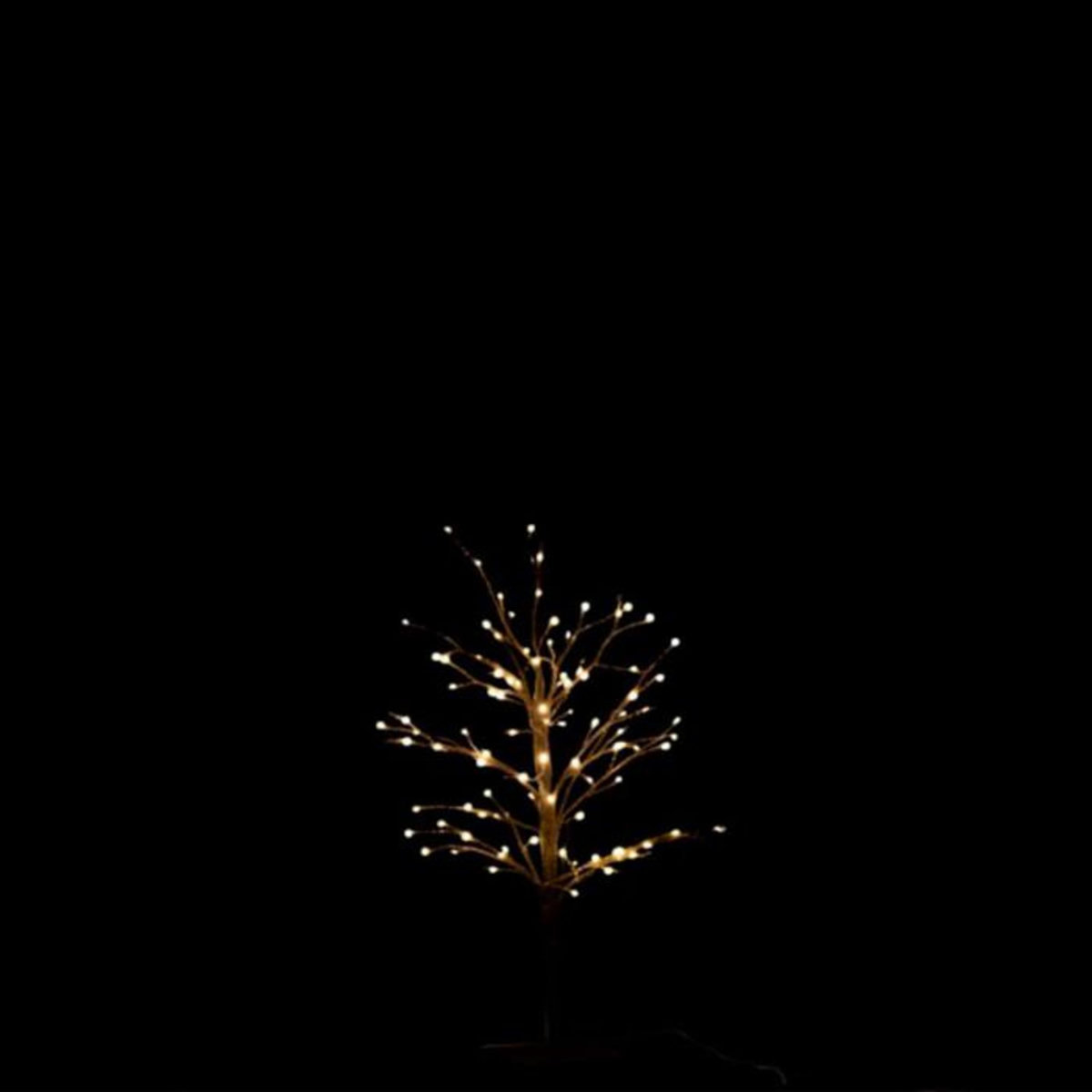 Paris Prix Plante Artificielle Déco LED  Arbre Nu  57cm Noir