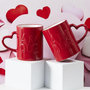 Voir la diapositive 2 : Paris Prix Lot de 2 Mugs en Céramique  Amour  30cl Rouge