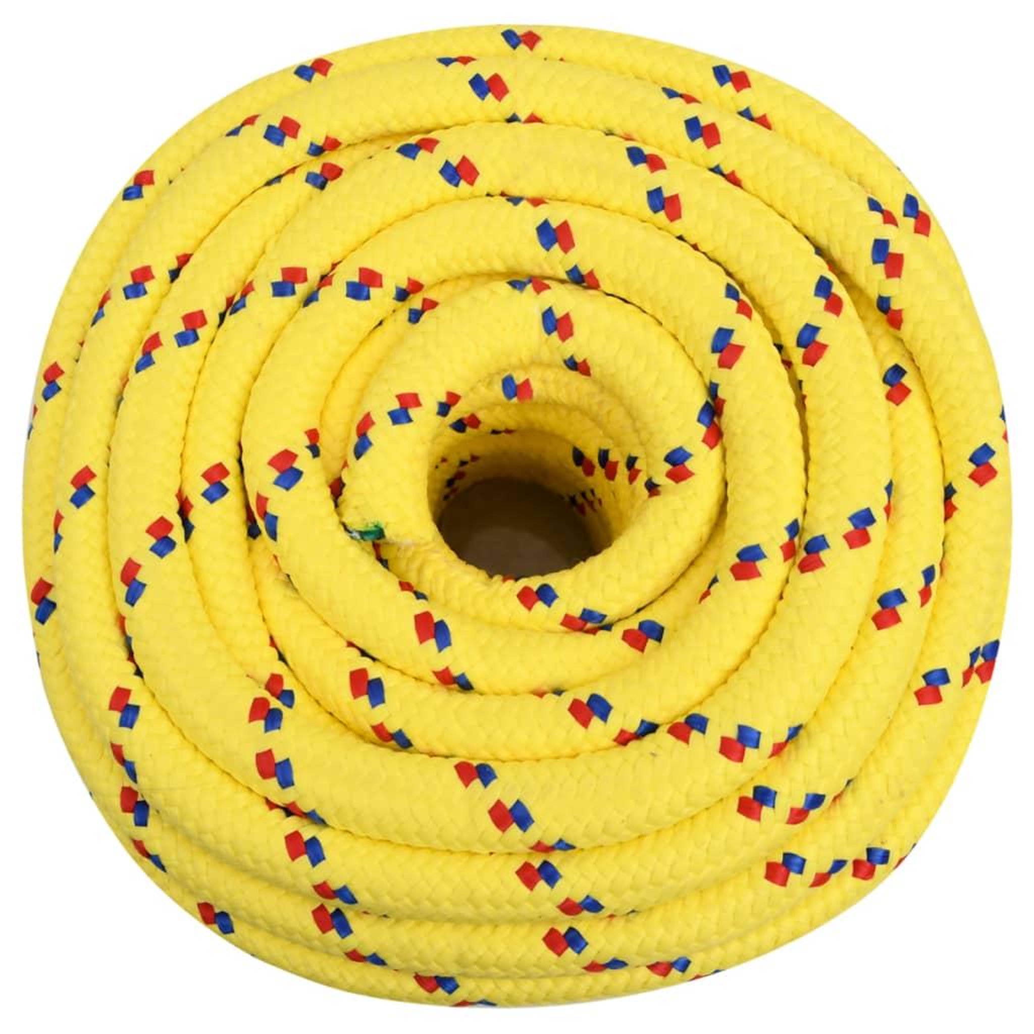 Voir la diapositive 3 : VIDAXL Corde de bateau Jaune 20 mm 100 m Polypropylene