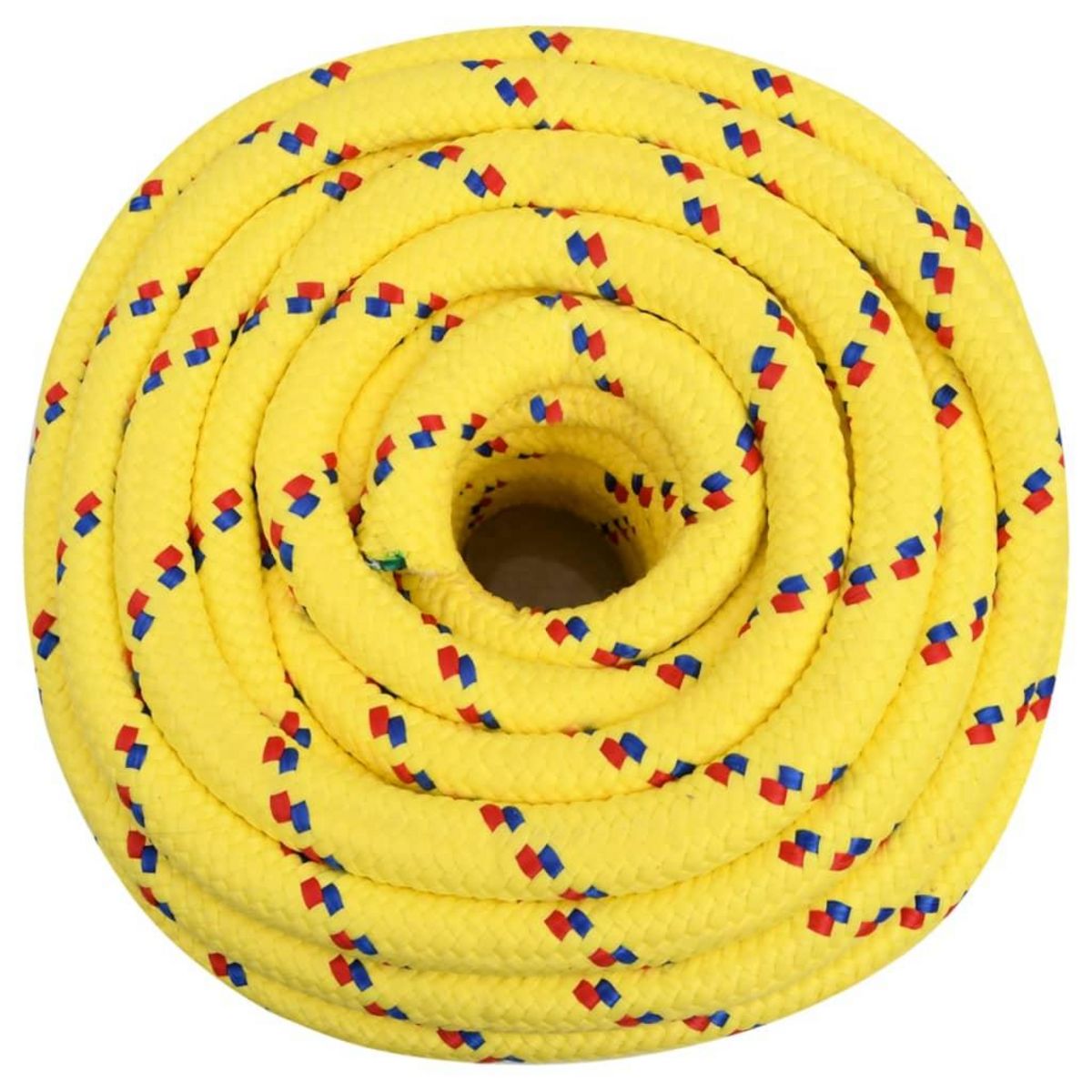 VIDAXL Corde de bateau Jaune 20 mm 100 m Polypropylene