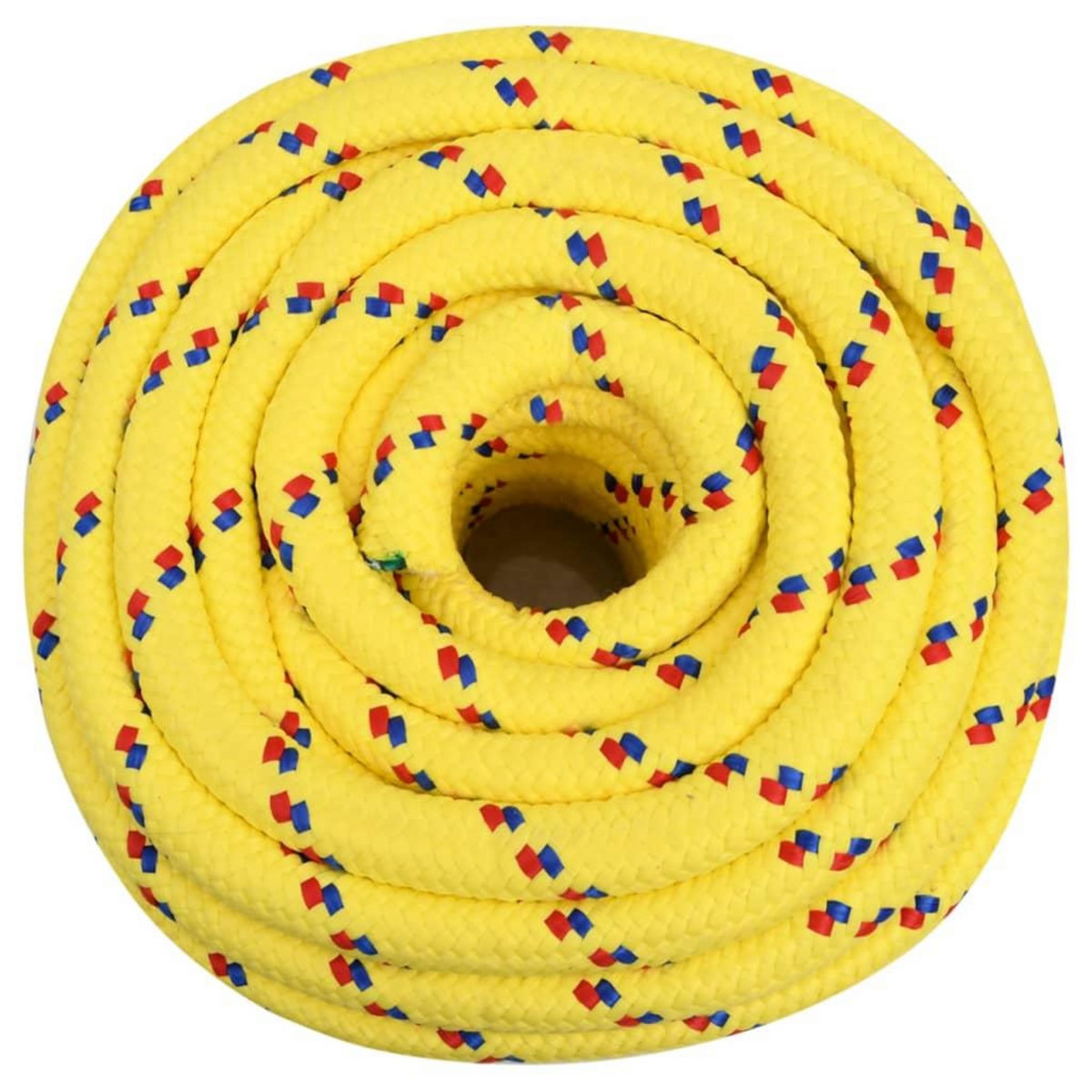 VIDAXL Corde de bateau Jaune 20 mm 100 m Polypropylene