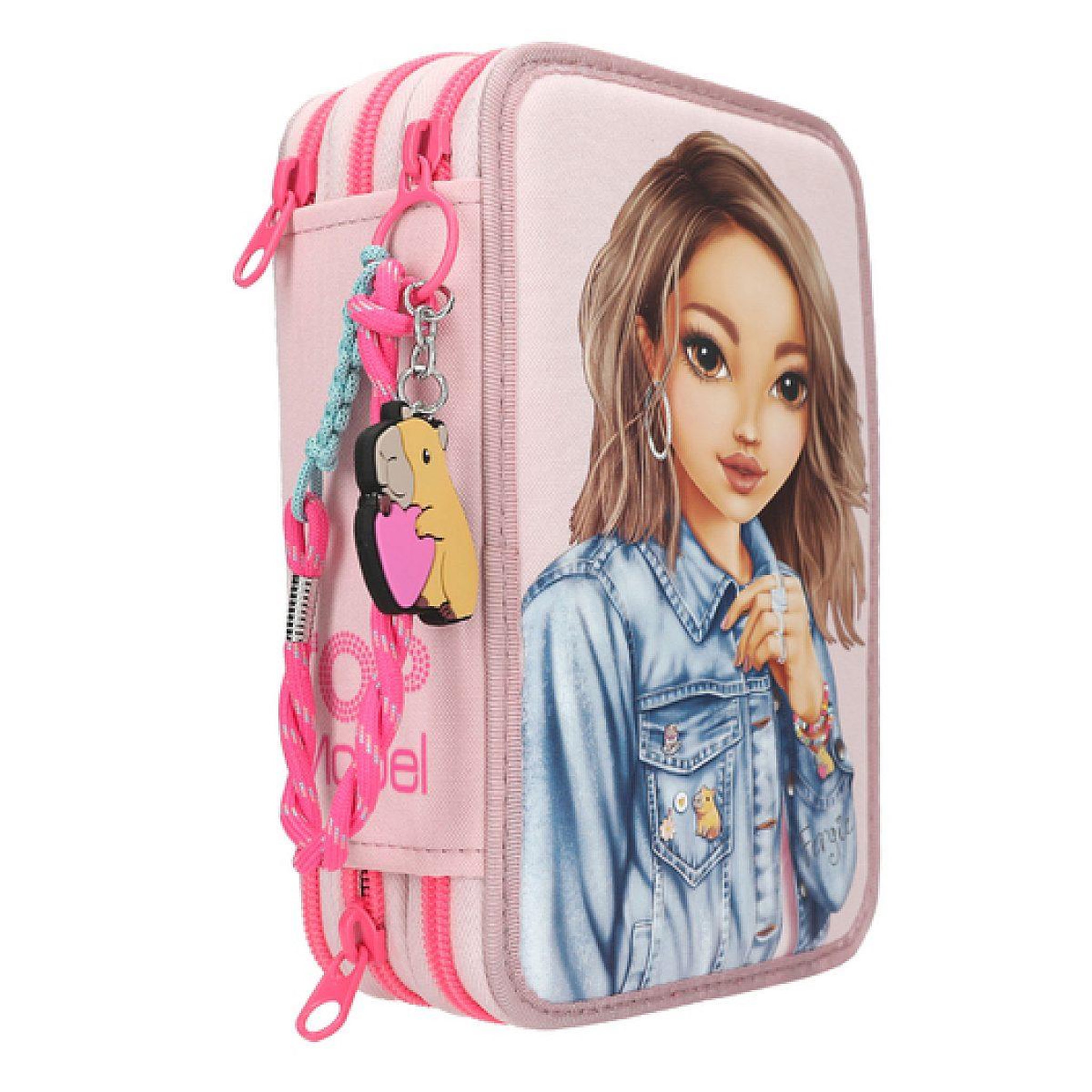 Voir la diapositive 3 : TOP MODEL Topmodel trousse 3 niveaux capybara