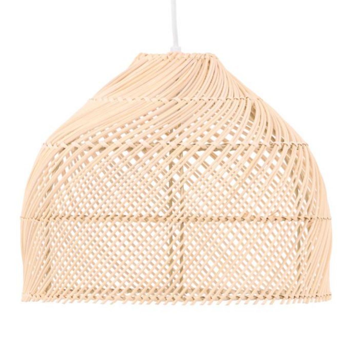 Paris Prix Lampe Suspension en Rotin  Brivela  35cm Naturel