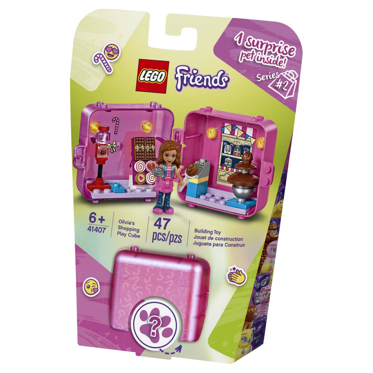 LEGO Friends 41407 - Le Cube de Jeu Shopping d'Olivia