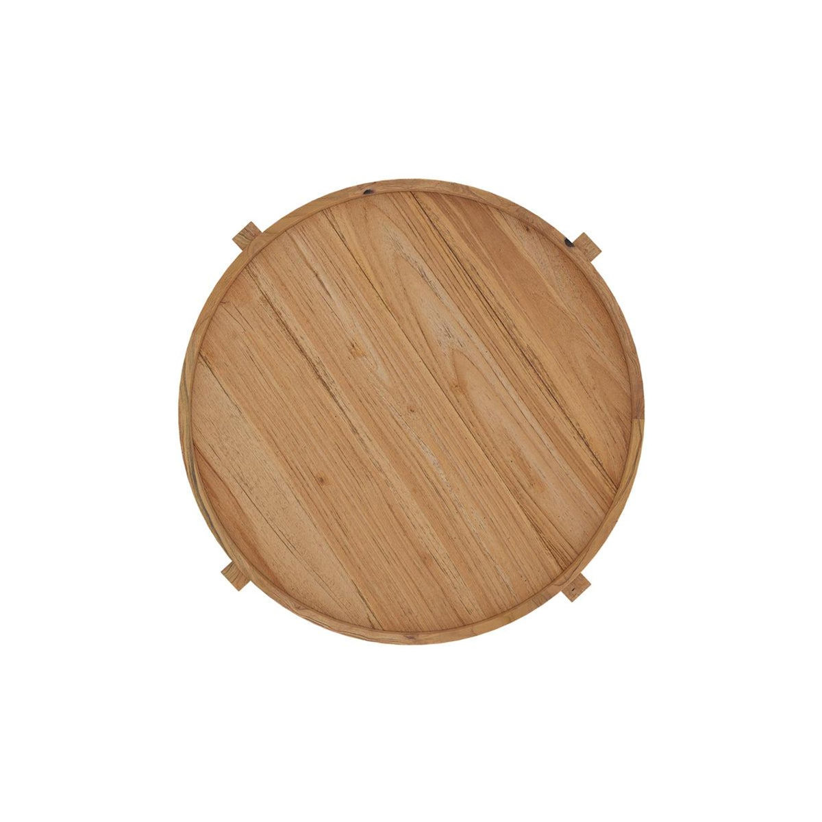 Rendez vous déco Table basse ronde en bois de teck recyclé D70 cm-Kouma
