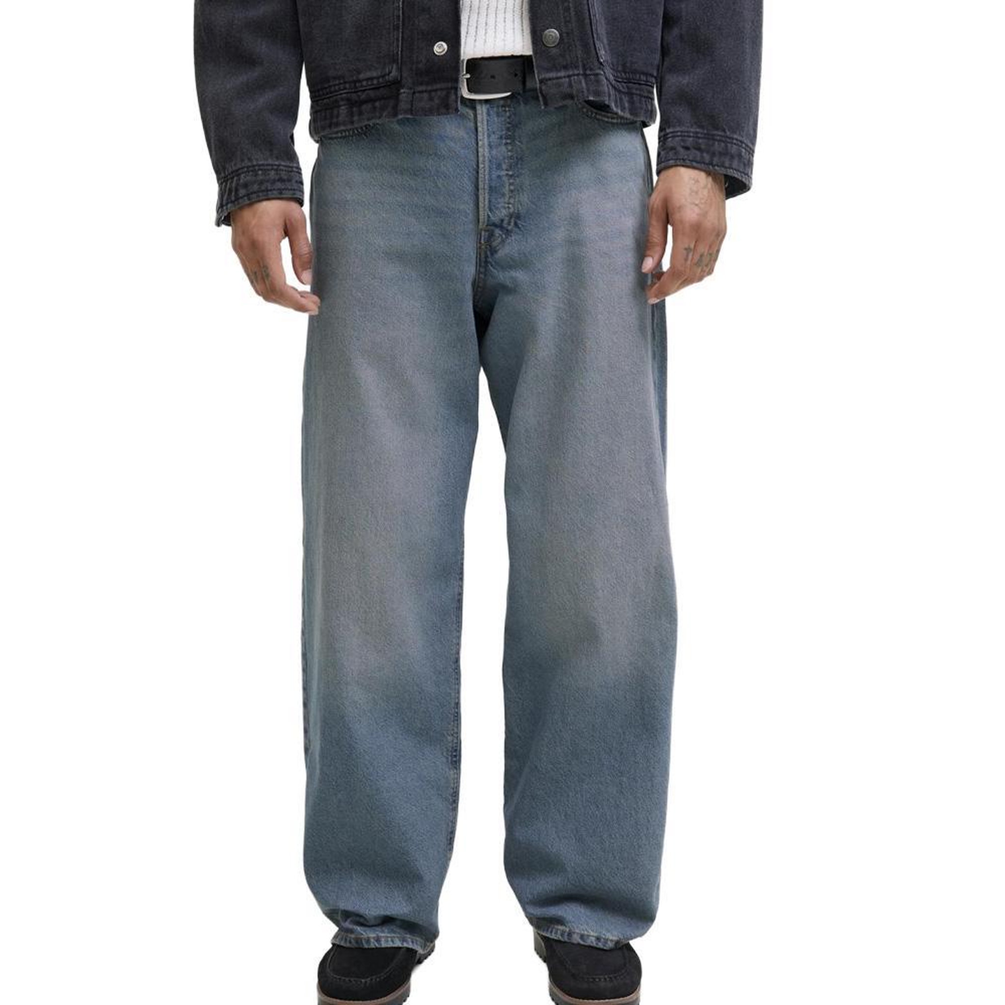Voir la diapositive 2 : Jack & Jones Jean loose bleu homme jack & jones dave original 081