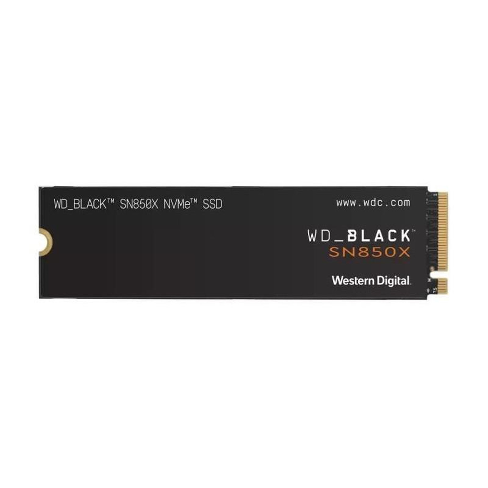 Western Digital WESTERN DIGITAL Disque dur SN850X - NVME SSD - 2TB interne - Format M2 avec radiateur - Noir