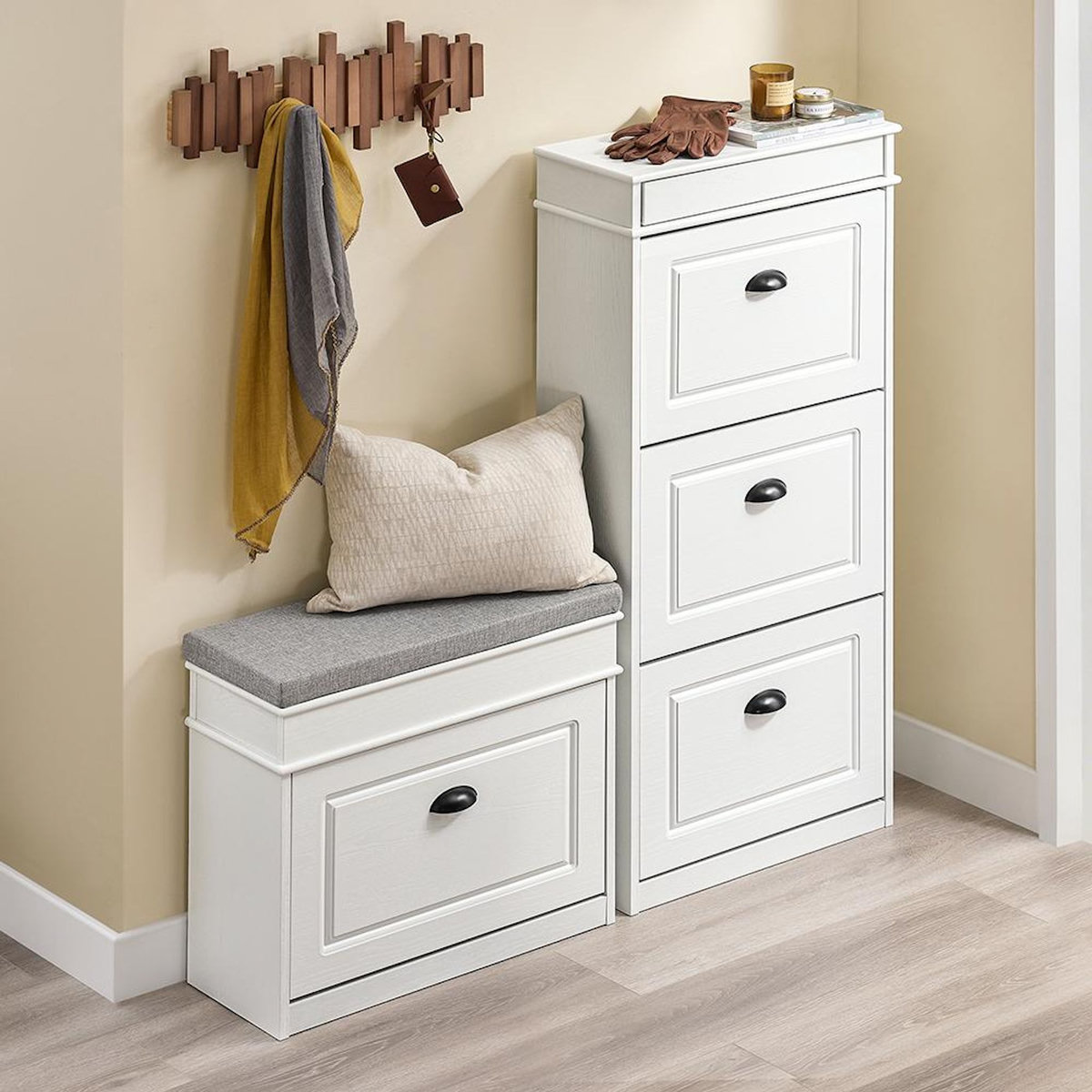 SOBUY SoBuy - Meuble À Chaussures à 3 tiroirs - Classique - FSR94