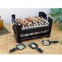 Voir la diapositive 2 : Imor Barbecue charbon de bois de table en acier FAMILY