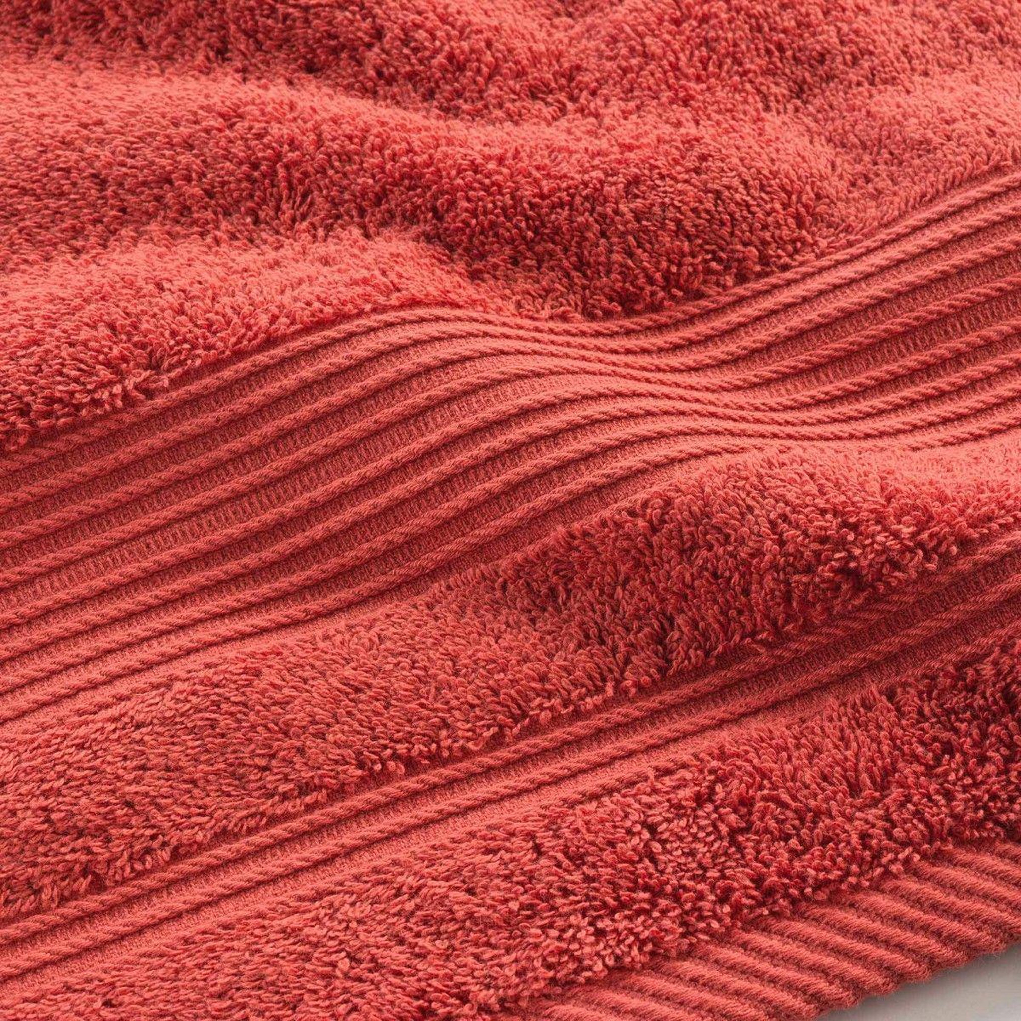 Voir la diapositive 2 : Douceur d'Intérieur Drap de douche  tendresse  70x130cm terracotta
