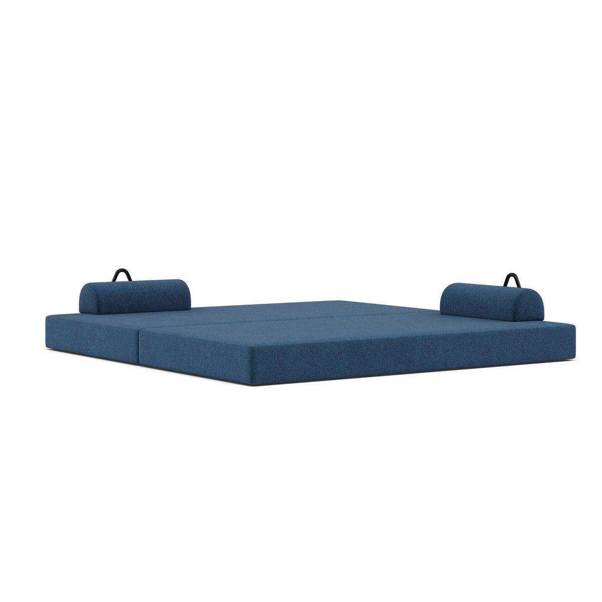 LISA DESIGN Astral - canapé 3 places convertible en velours texturé