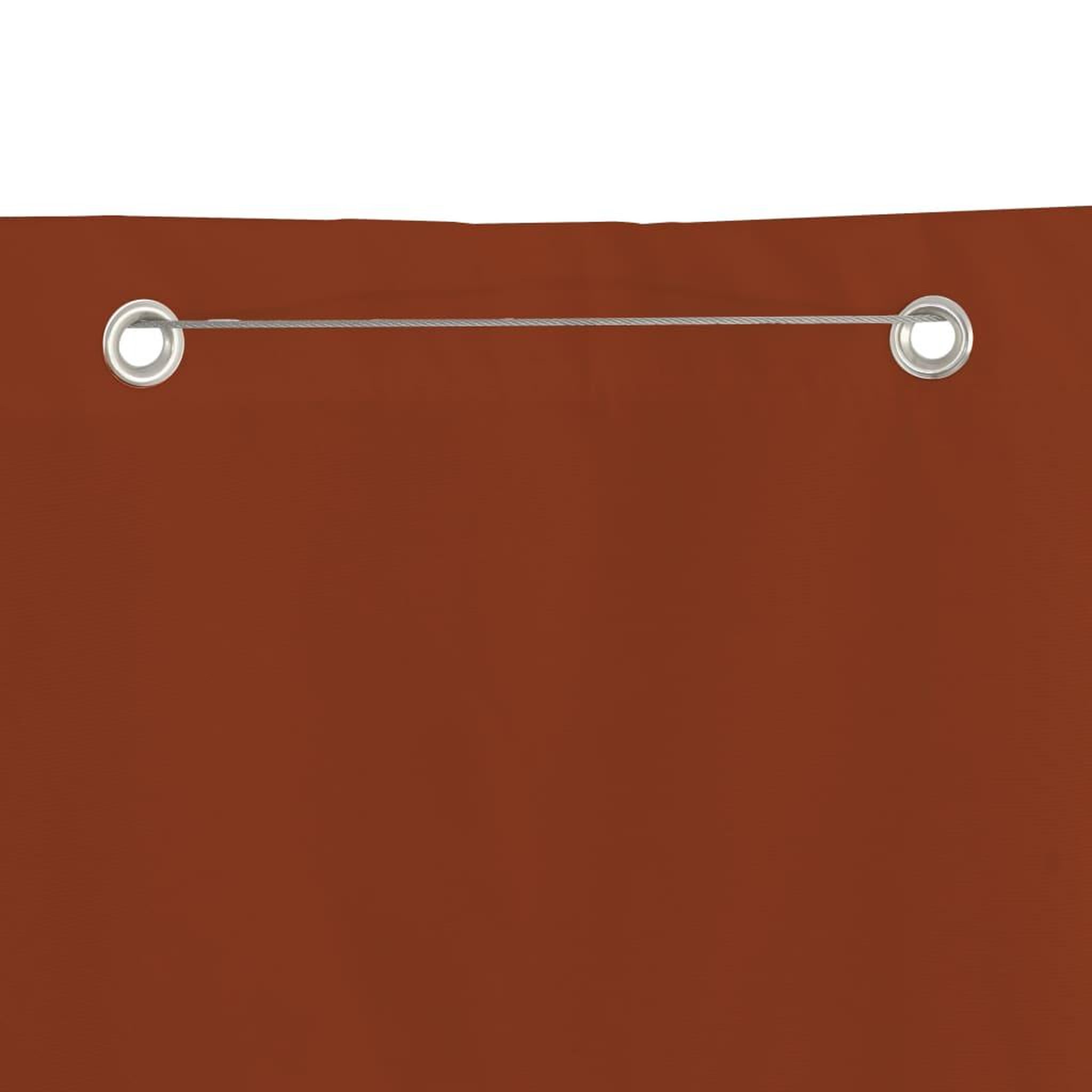 Voir la diapositive 3 : VIDAXL Ecran de balcon Terre cuite 140x240 cm Tissu Oxford