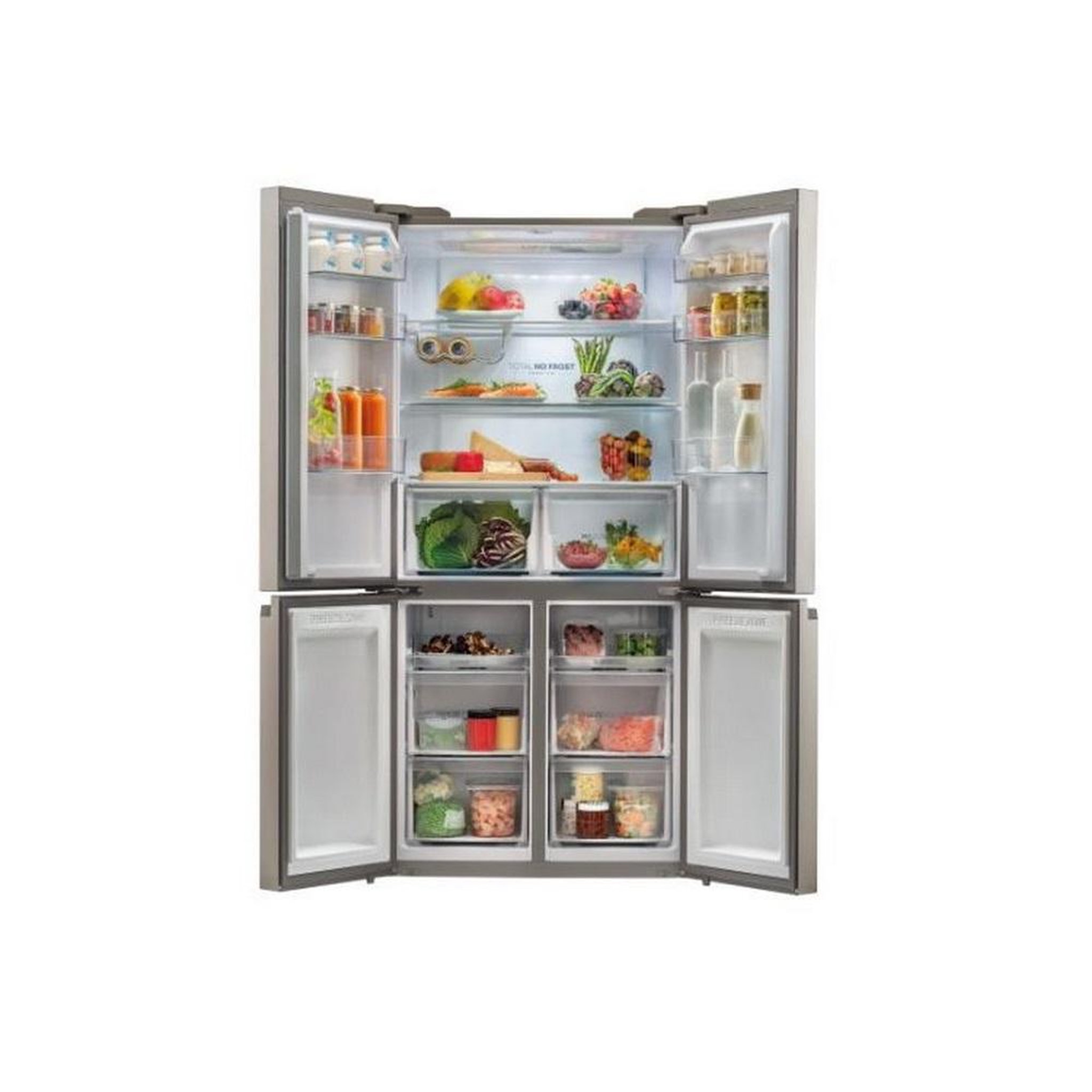 Voir la diapositive 4 : HAIER Réfrigérateur américain 90cm 422l nofrost - hcr5919enmm
