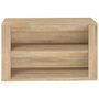 Voir la diapositive 5 : VIDAXL Etagere a chaussures Chene sonoma 75x35x45 cm Bois d'ingenierie
