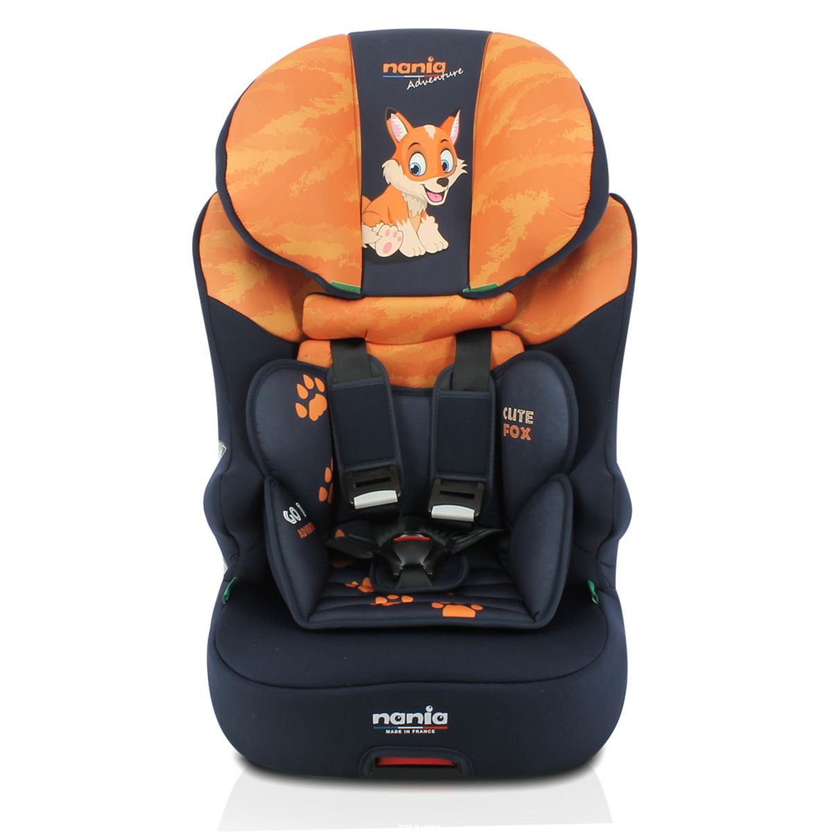 NANIA Siège auto fixations isofix RACE I FIX R129 i-Size 76-140 cm