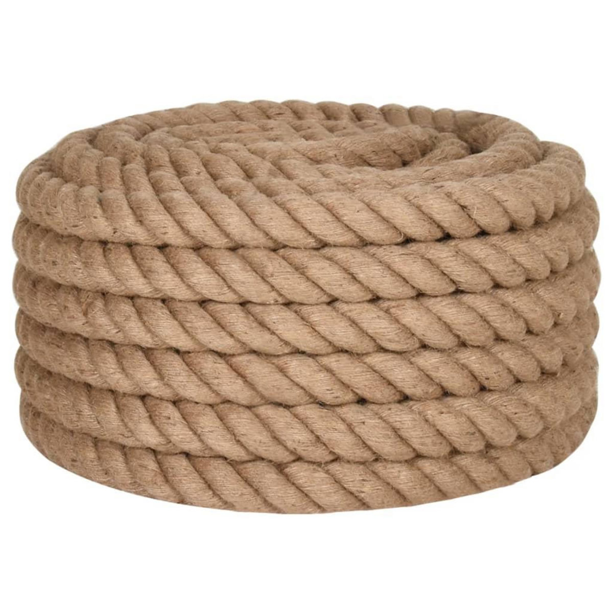 VIDAXL Corde de jute 10 m de long 40 mm d'epaisseur