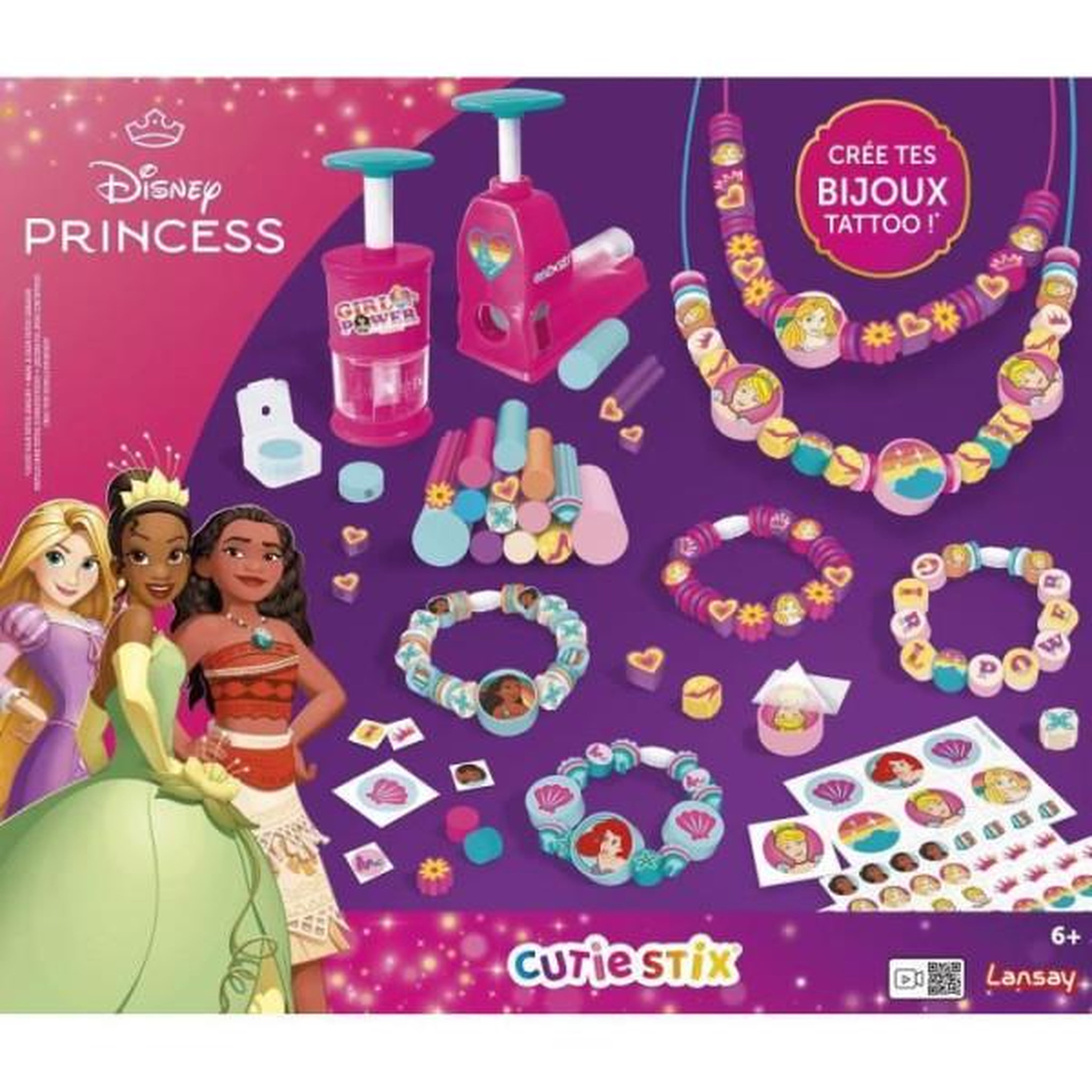 LANSAY Atelier créatif - LANSAY - Disney Princess - 14 Stix - Découpe et perçage - Des 6 ans