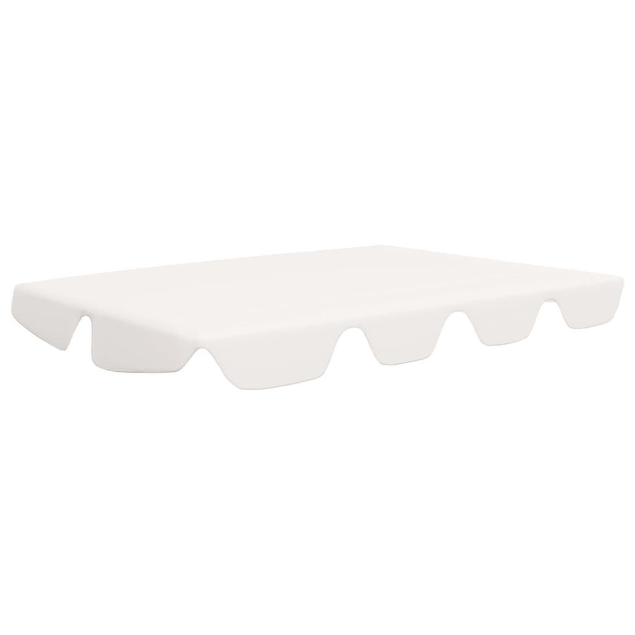 Voir la diapositive 2 : VIDAXL Toit de rechange de balançoire blanc 150/130x105/70 cm