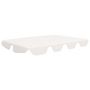 Voir la diapositive 2 : VIDAXL Toit de rechange de balançoire blanc 150/130x105/70 cm