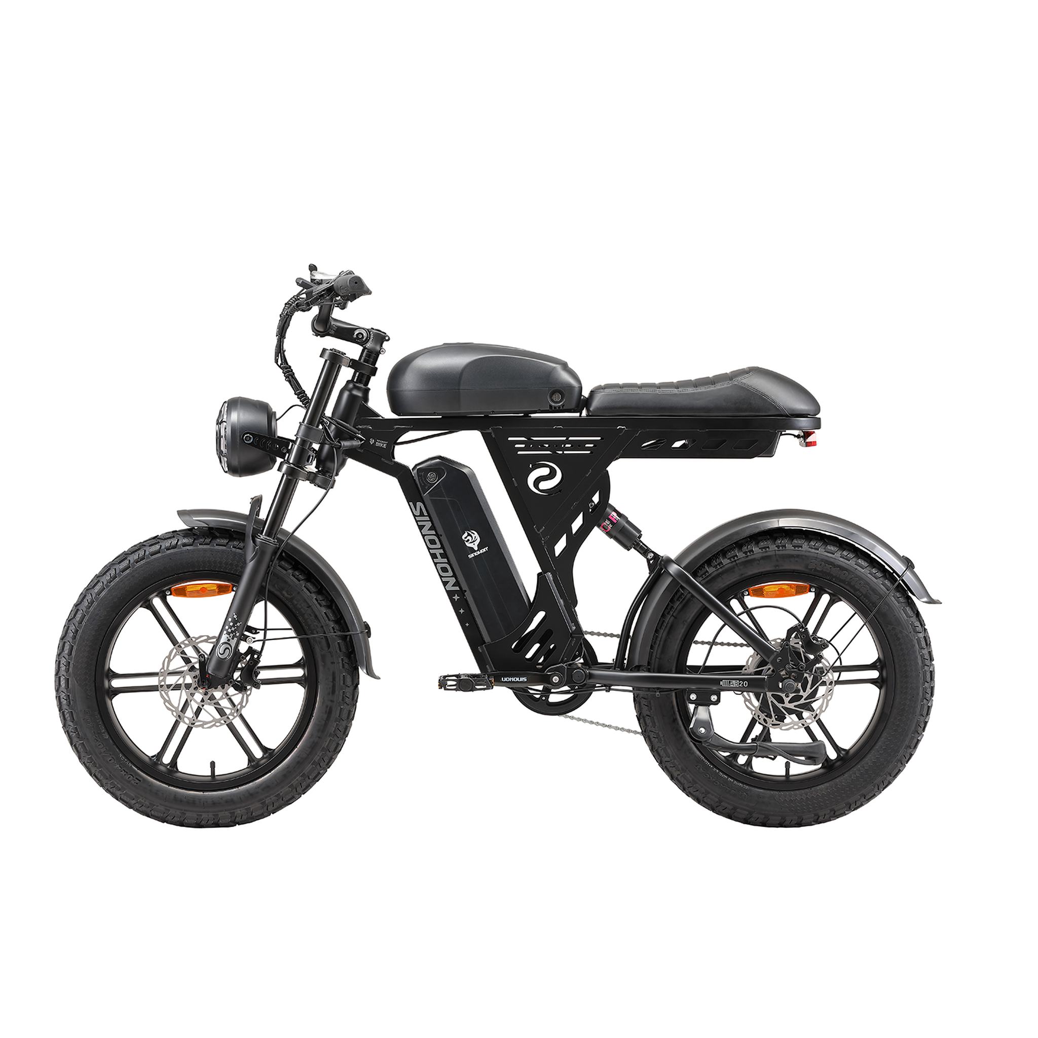 Voir la diapositive 2 : SINOHON Sinohon ab20 vélo électrique double batterie, fat bike 20 po longue autonomie 1728wh