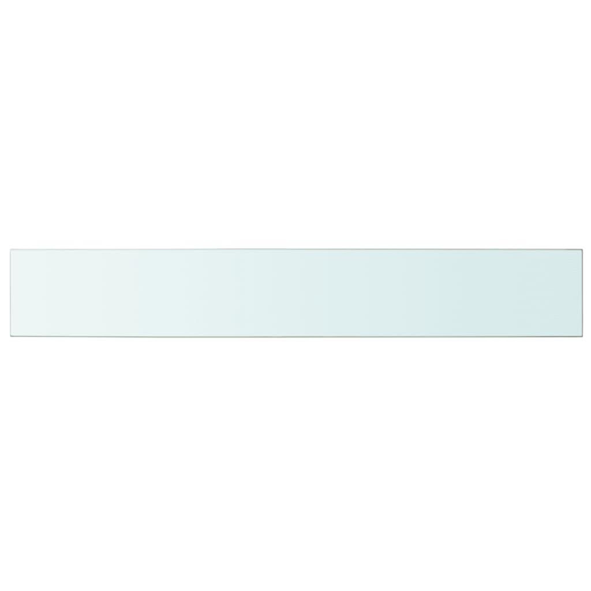 Voir la diapositive 2 : VIDAXL Panneau pour etagere Verre transparent 100 x 15 cm