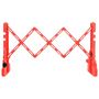 Voir la diapositive 3 : VIDAXL Barriere de circulation pliable Rouge 210x50x105 cm