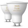 Voir la diapositive 2 : Philips Ampoule LED connectée Hue Pack x 2 ampoules GU10 Hue White