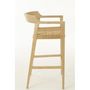 Voir la diapositive 4 : Paris Prix Tabouret de Bar Design  Sungkai  100cm Naturel