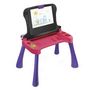 Voir la diapositive 2 : VTECH Bureau interactif 4 en 1 rose avec fonction écriture - Magi 