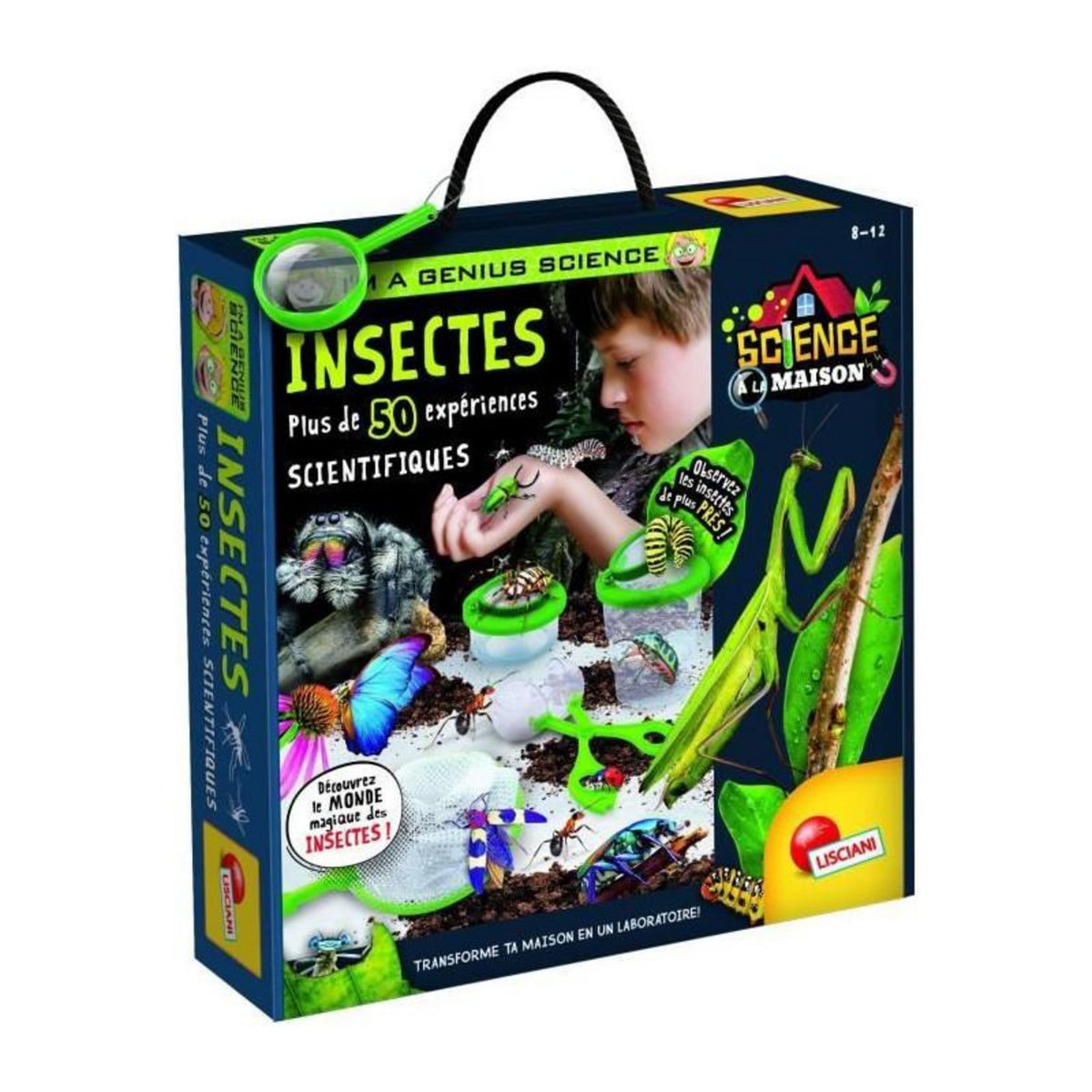 LISCIANI GIOCHI Génius Science - jeu scientifique - les insectes - LISCIANI