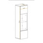 Voir la diapositive 3 : Paris Prix Vitrine LED Murale Design  Fly C3  170cm Noir & Blanc