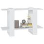 Voir la diapositive 4 : VIDAXL Bibliotheque/Separateur de piece Blanc 80x30x51 cm
