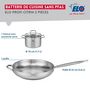 Voir la diapositive 2 : ELO Ensemble de 1 Poêle de cuisson 32 cm et 1 faitout 16 cm Elo Profi Citrin