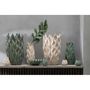 Voir la diapositive 3 : Paris Prix Vase Design en Céramique  Ivy  54cm Beige
