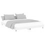 Voir la diapositive 4 : VIDAXL Cadre de lit sans matelas blanc brillant 160x200 cm