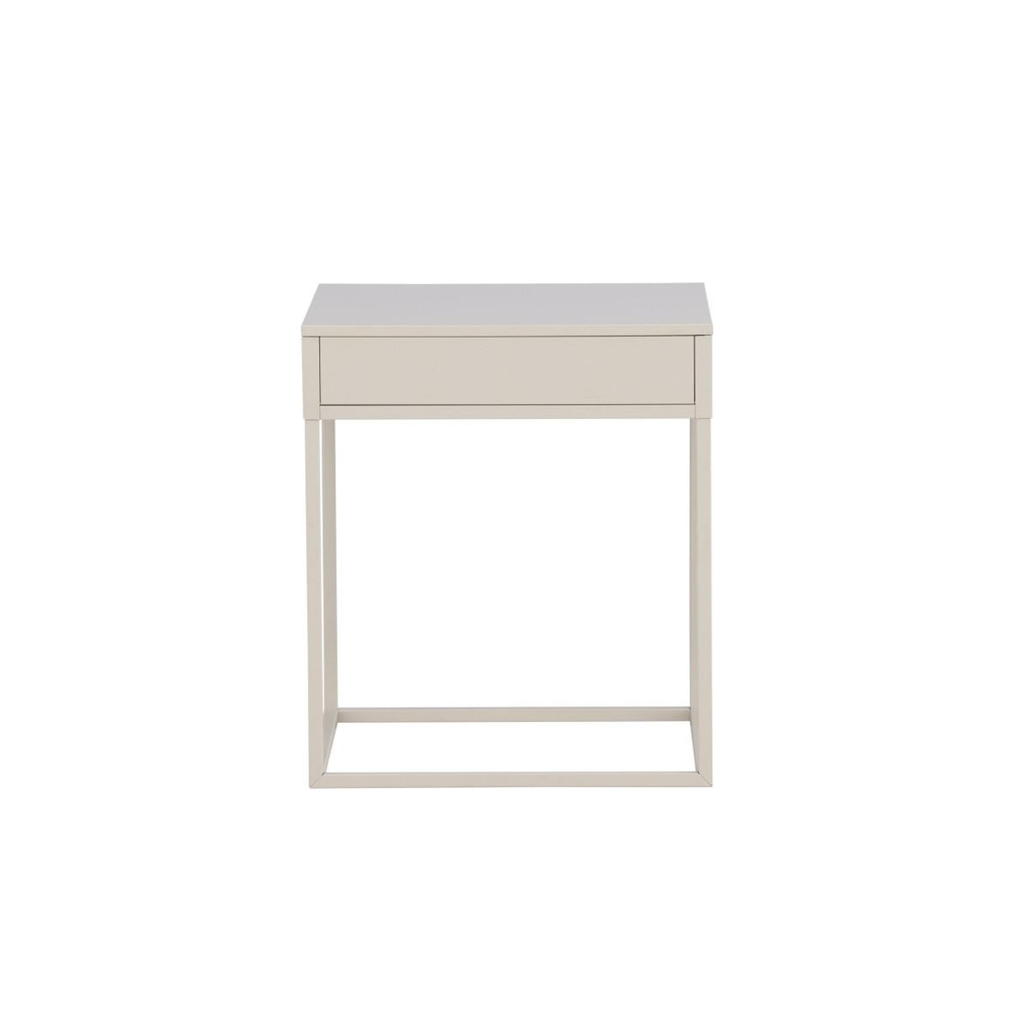 Voir la diapositive 3 : Paris Prix Table de chevet avec tiroir  bakal  50cm beige