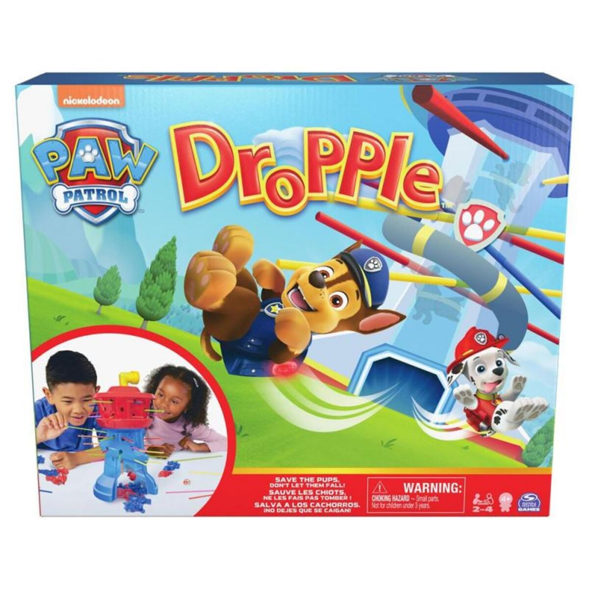 Jeu d'ambiance Spin Master Games Jeu Dropple Paw Patrol La Pat'Patrouille