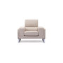 Voir la diapositive 6 : Paris Prix Fauteuil en Tissu  Ezekiel  104cm Beige