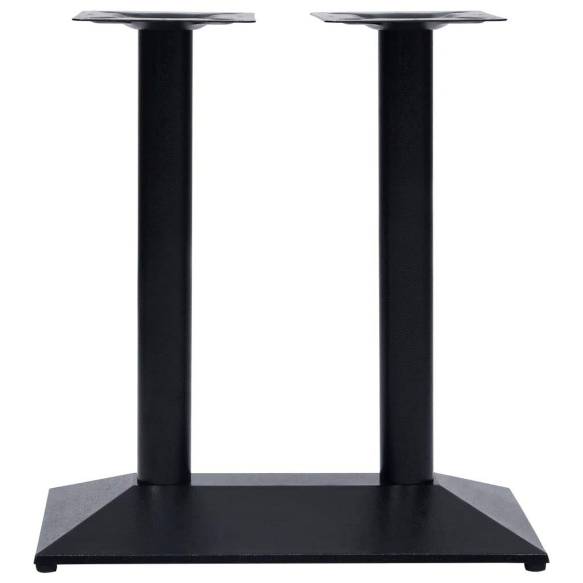 VIDAXL Pied de table de bistro noir 70x40x72 cm fonte