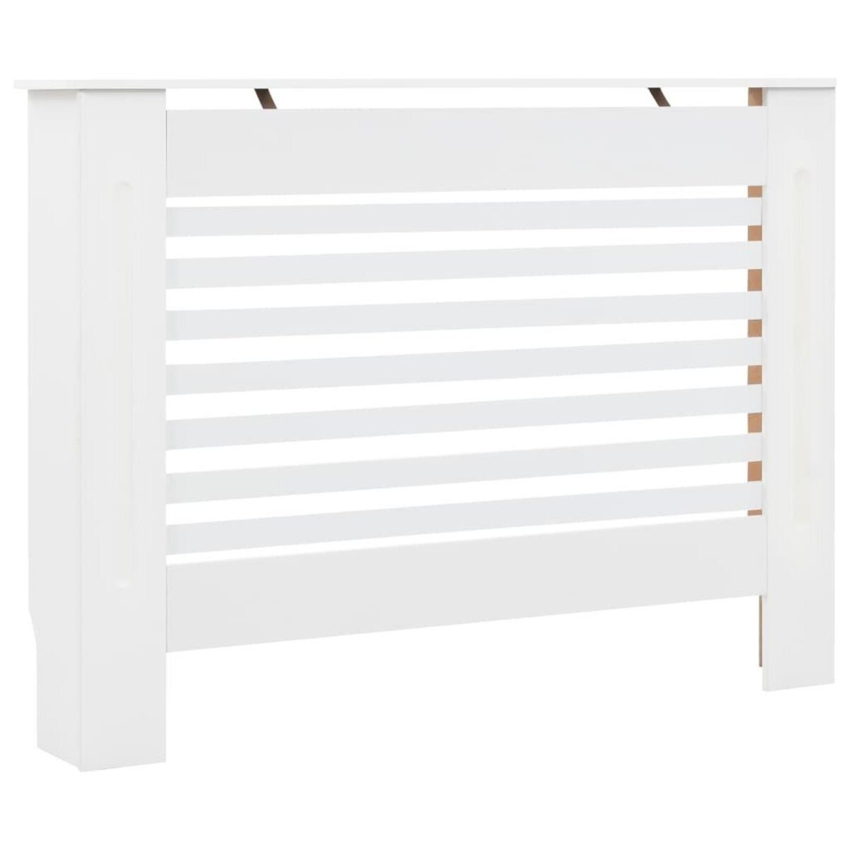 VIDAXL Cache-radiateurs 2 pcs Blanc 112x19x81,5 cm MDF