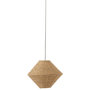 Voir la diapositive 2 : Paris Prix Lampe Suspension en Jonc  Soucoupe  40cm Naturel