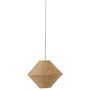 Voir la diapositive 2 : Paris Prix Lampe Suspension en Jonc  Soucoupe  40cm Naturel