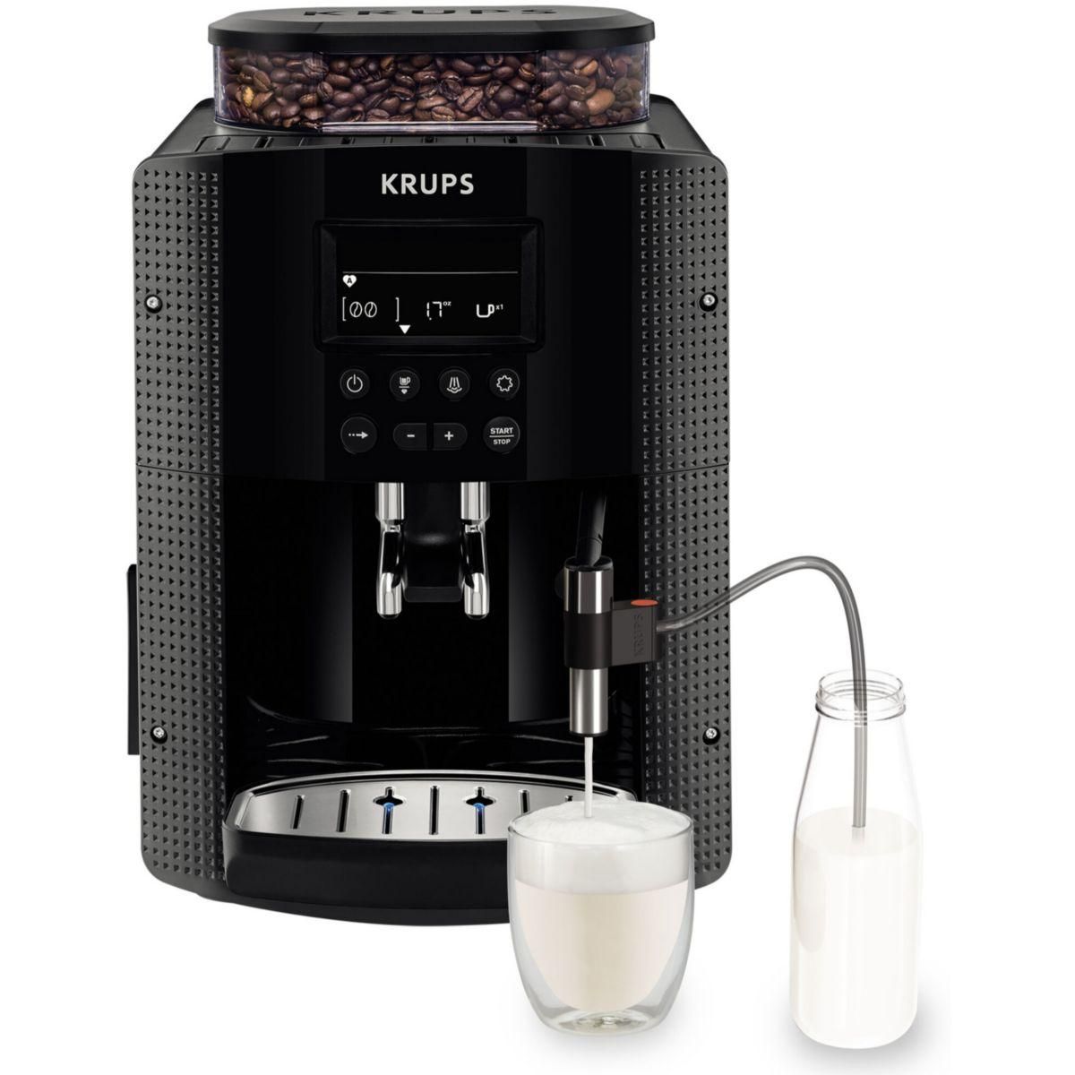 KRUPS Expresso Broyeur pack EA8168F2 + 500g café en grains