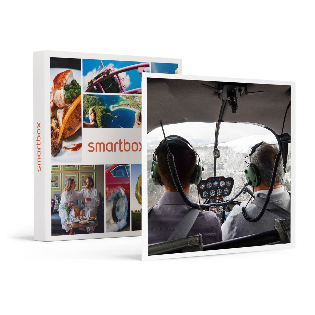 Smartbox Vol d'initiation au pilotage d'hélicoptère de 20 min au Massif du Vercors - Coffret Cadeau Sport & Aventure