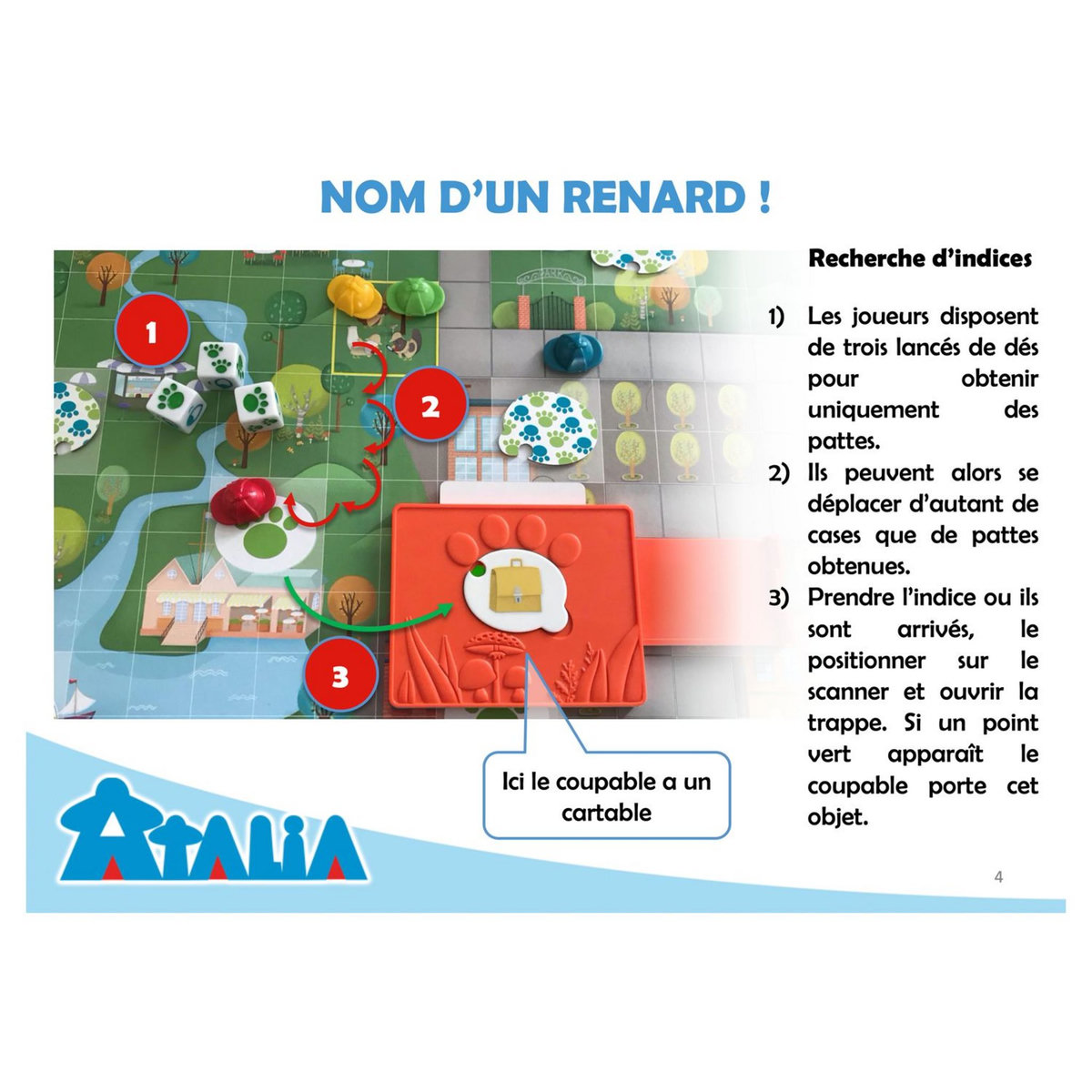 CARTAMUNDI Jeu Nom d'un renard - La poulice mène l'enquête