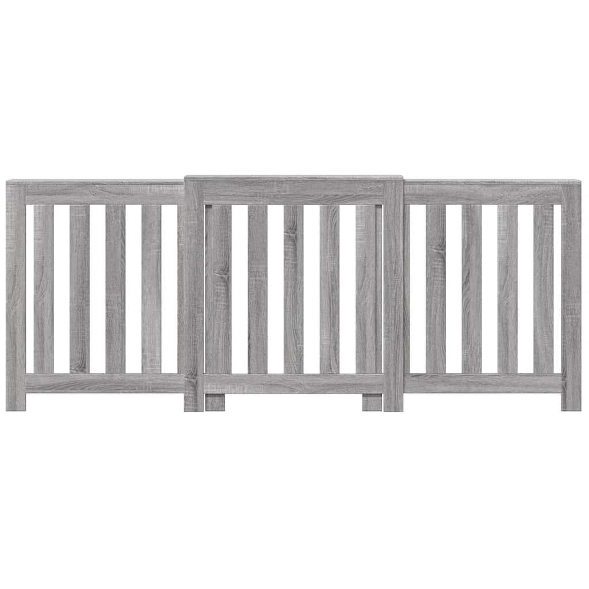 Voir la diapositive 3 : VIDAXL Cache-radiateur sonoma gris 205x21,5x83,5 cm bois d'ingenierie