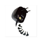 Erard BLOC D'ALIM 600 mA - Tension Continue Réglable + 6 Adapt ERARD - 8402