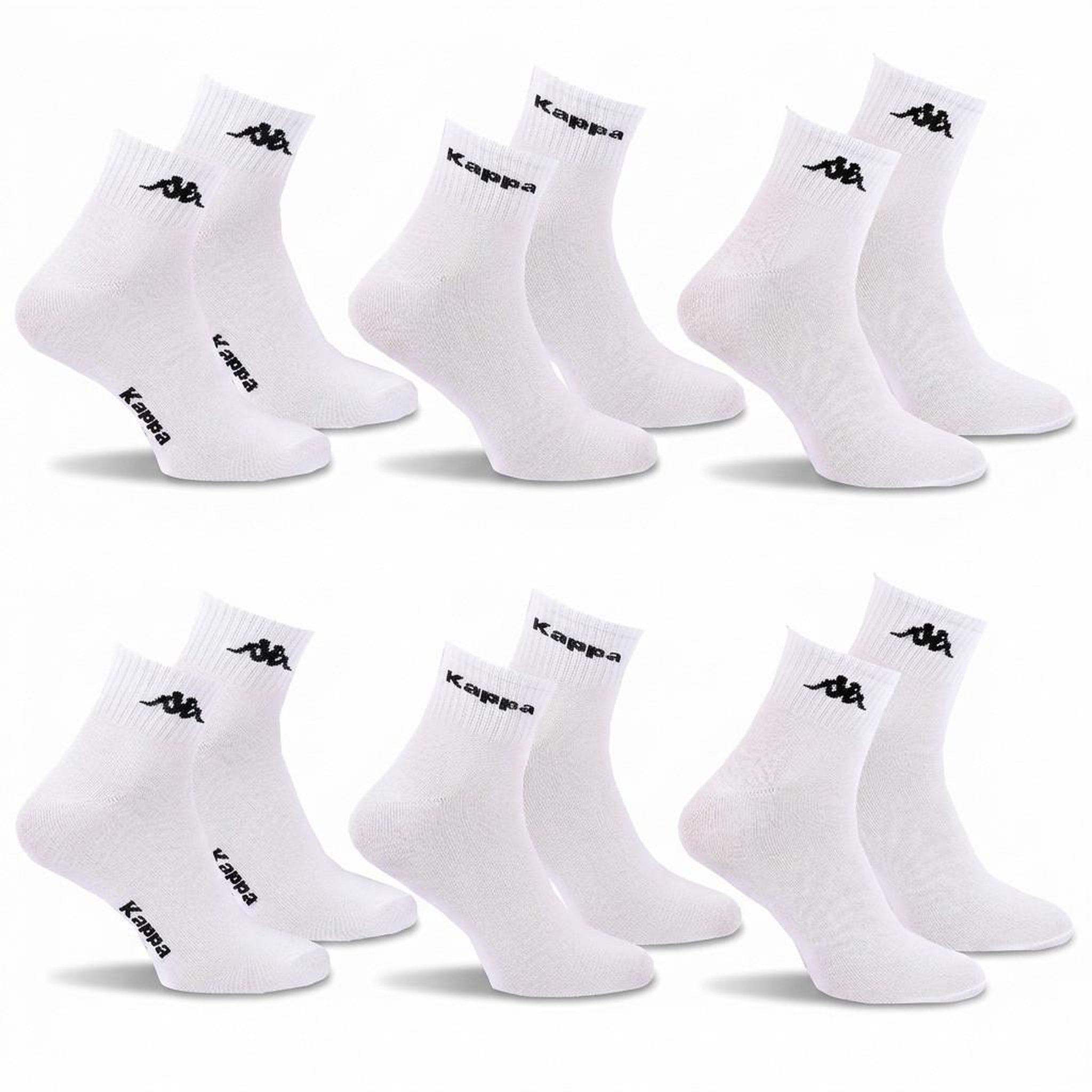 Voir la diapositive 1 : KAPPA Pack de Chaussettes Femme Quarter KAPPA (Lot de 6)